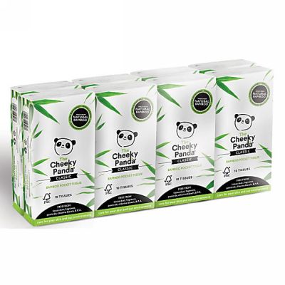 Bamboe zakdoekjes van The Cheeky Panda, 14 x 1 stk